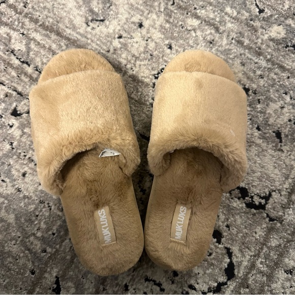 Fuzzy Platform Slides - WOMEN'S KIRSTEY SLIDE SLIPPER - Picture 4 of 7